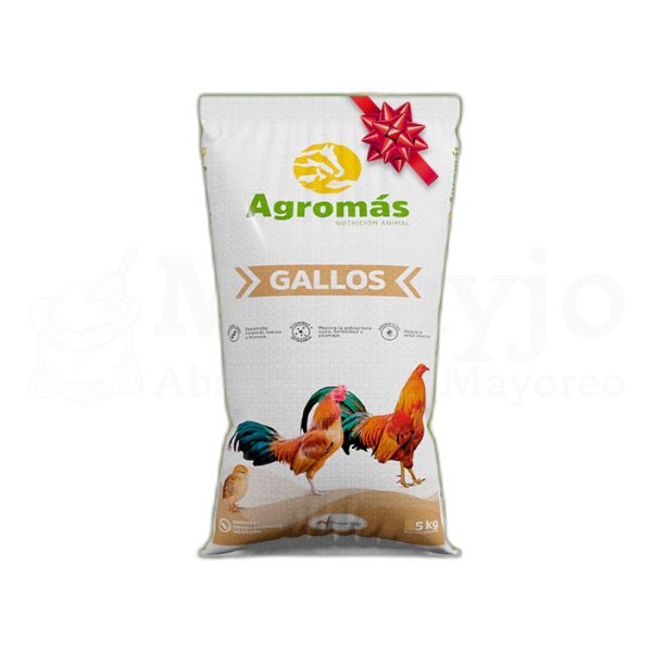 [PLJ5] Más Plumaje - Alimento para Gallos 5 kg