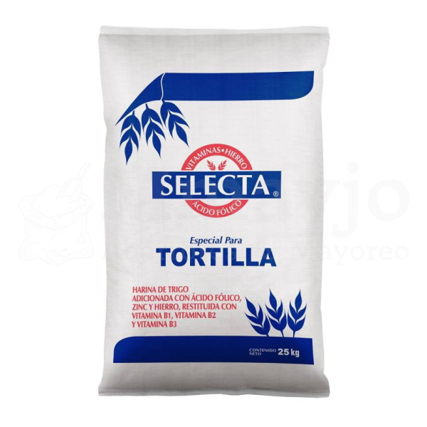 [HAS25] Harina Selecta para Tortillas 25 kg