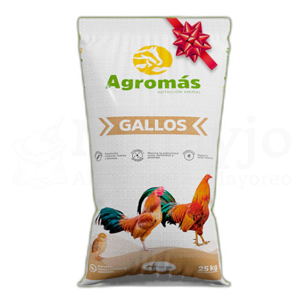 [PLJ25] Más Plumaje - Alimento para Gallos 25 kg