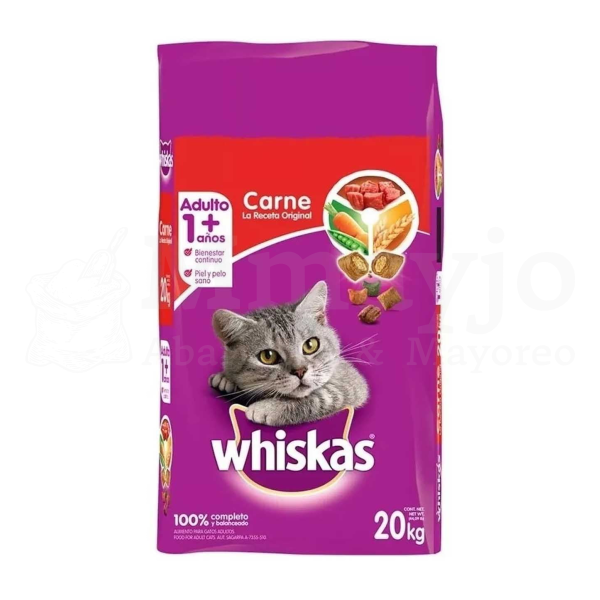 [WHI20] Whiskas Alimento para Gatos Mayores de 1 Año 20 kg