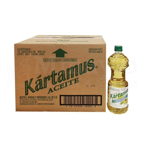 Aceite Kartamus caja 12 pzas 900ml