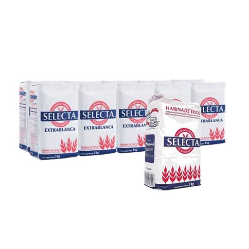 [HAS101] Harina Selecta - Paquete de 10 Piezas (1 kg c/u)
